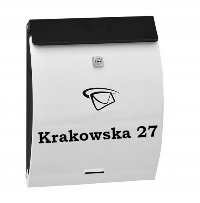 

Skrzynka Pocztowa Na Listy Ulica Numer Domu Napis