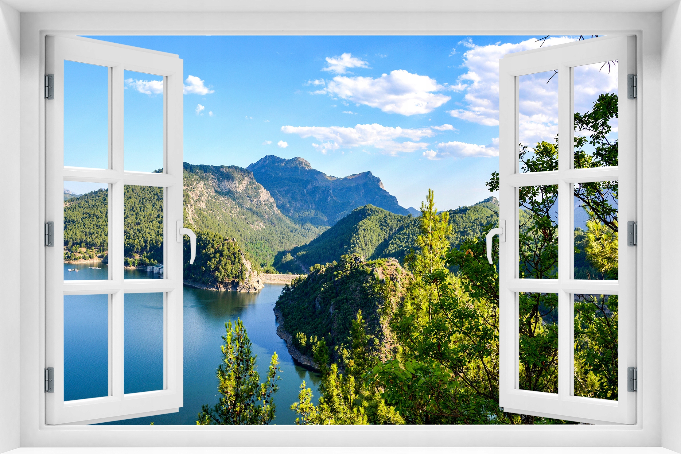 Обои на телефон окно. Окно 3д. Природа из окна. Панорамное окно для коллажа. Фотообои 3д окно.