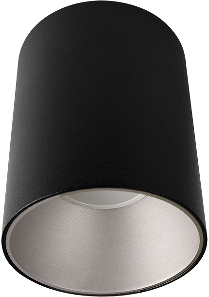 Stropní svítidlo Tuba Eye Tone černo-stříbrná lustr stropní svítidlo spot halogen