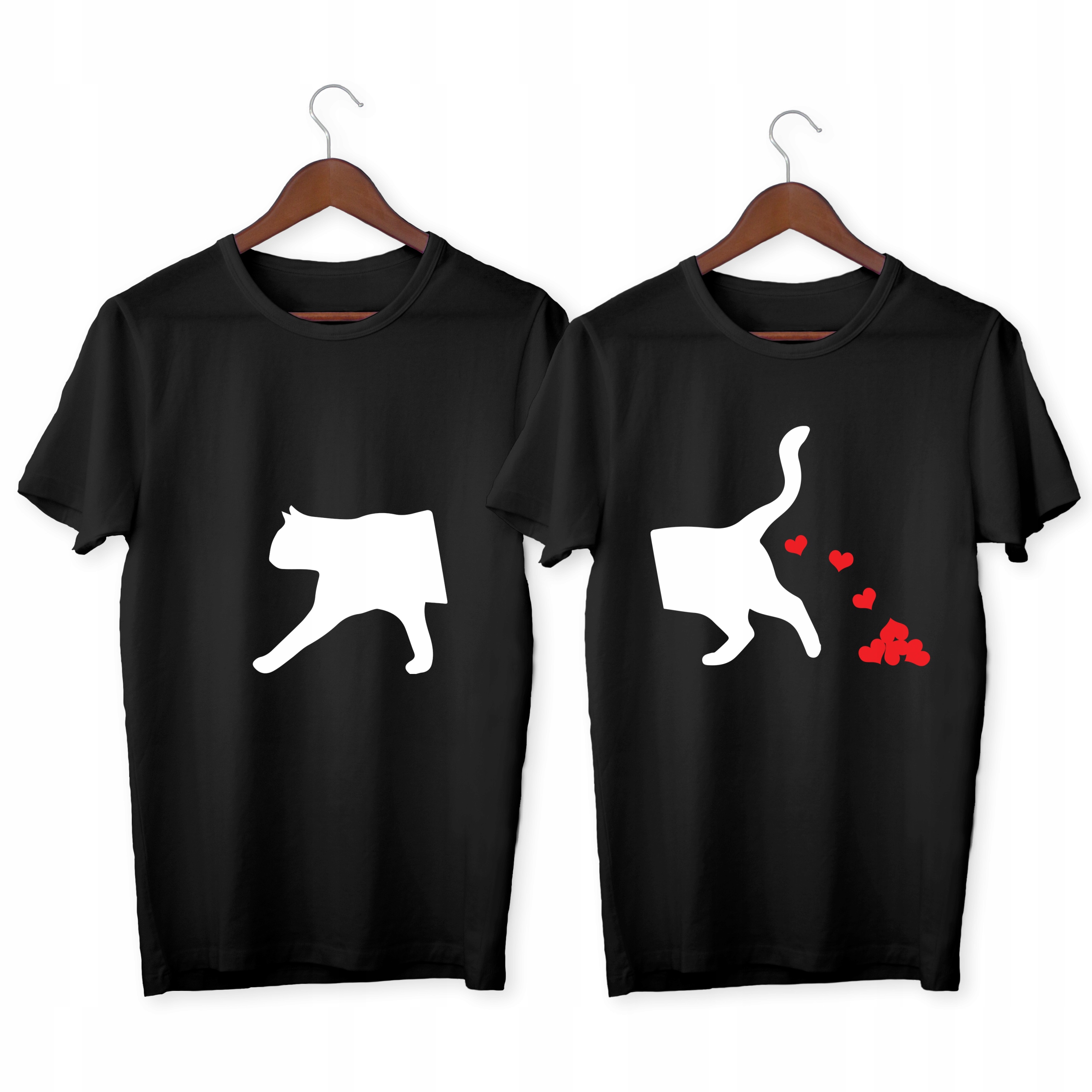 

Tshirt Z Kotem Dla Par Walentynki Zabawny Prezent