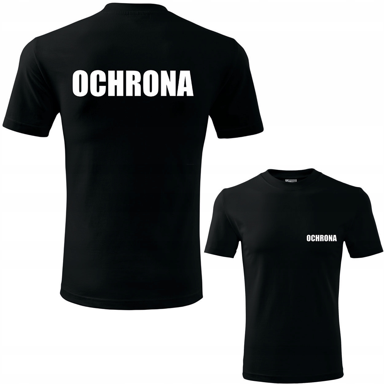 

koszulka Ochrona premium męska czarna r. L