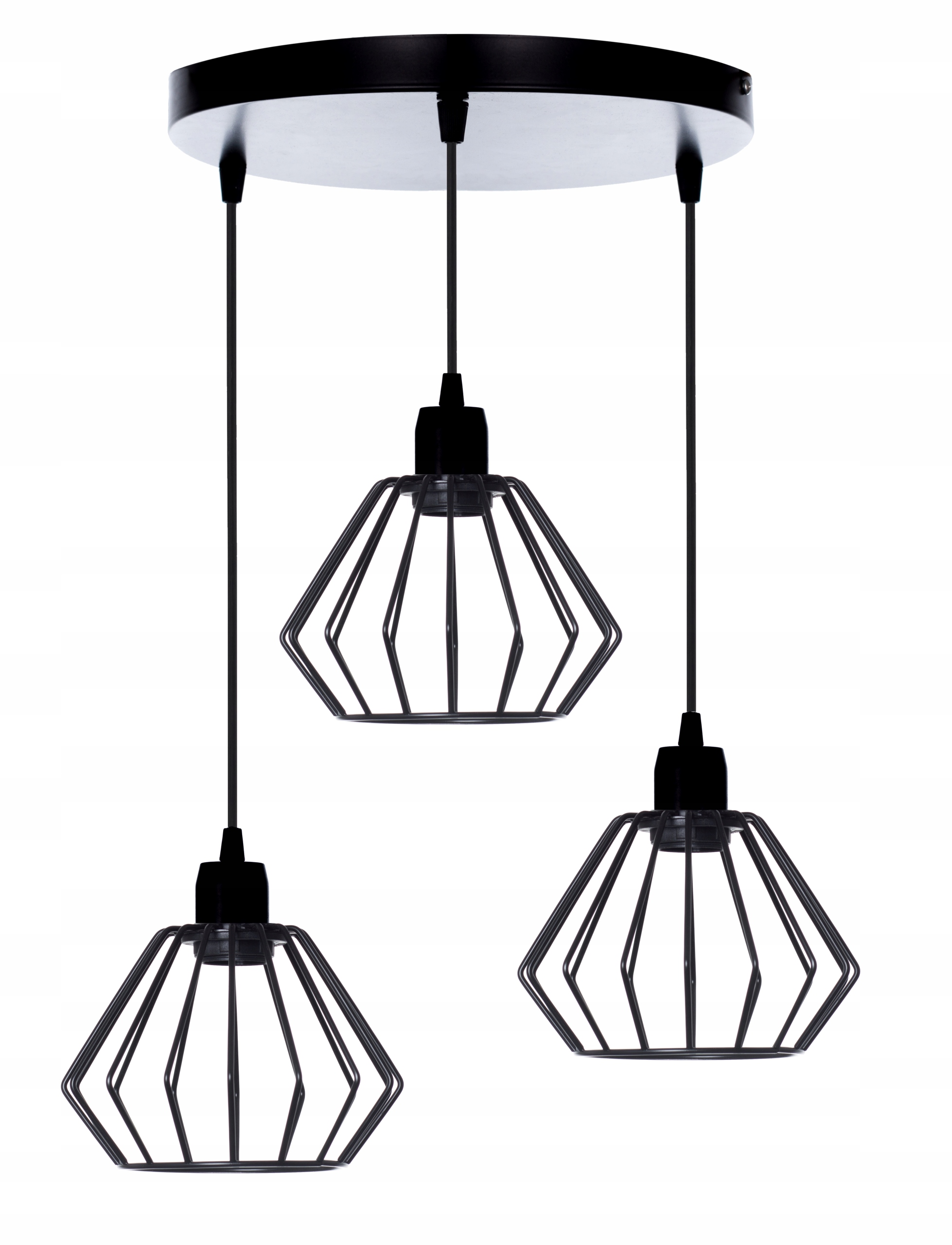 

Lampa Wisząca Sufitowa Żyrandol Brylant Loft Drut