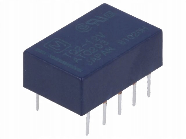

TQ2-12V Przekaźnik Dpdt 12VDC 0.5A125VAC E4093