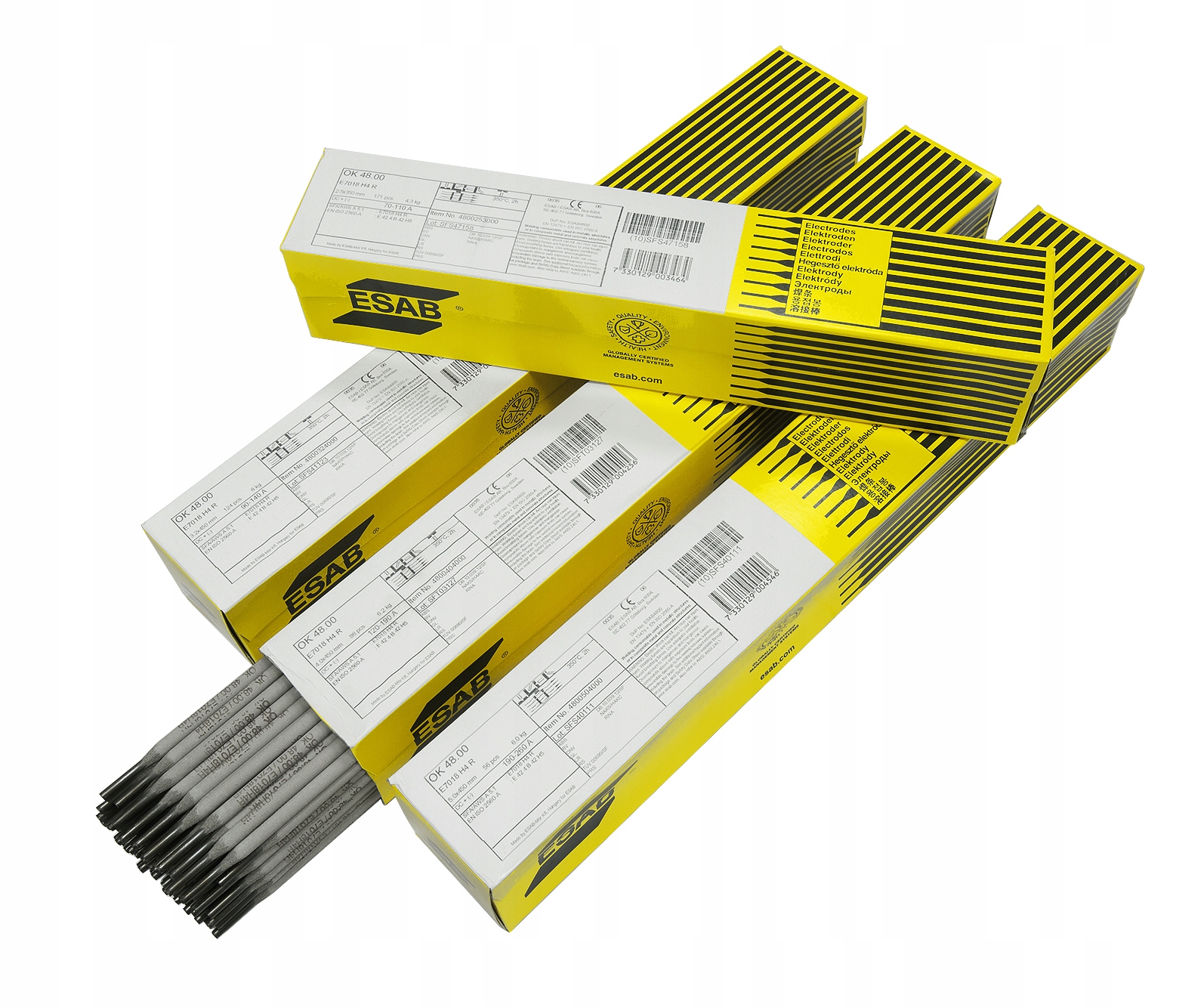 

Elektrody zasadowe Esab OK.48.00 2,5 x 350 4,3kg