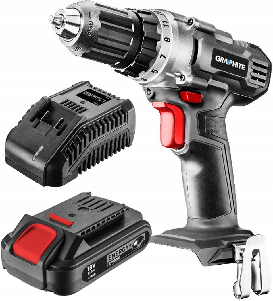 

Graphite Wkrętarka 44Nm 18V 1x2,0Ah Energy+ 58G000