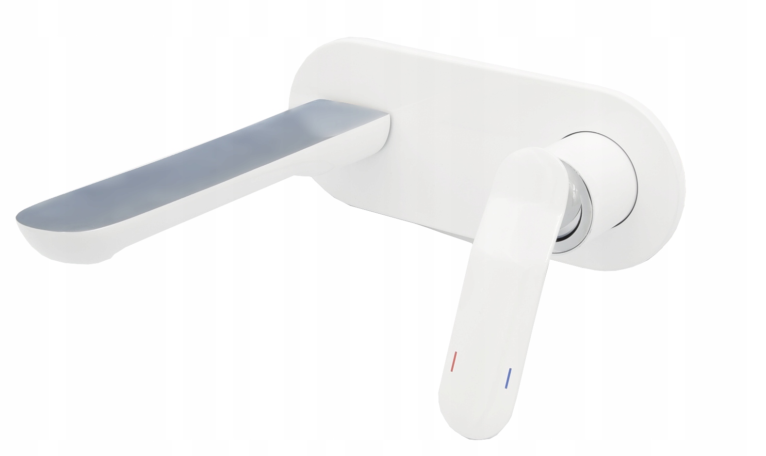 

Vento Biała Bateria Umywalkowa Podtynkowa Kran