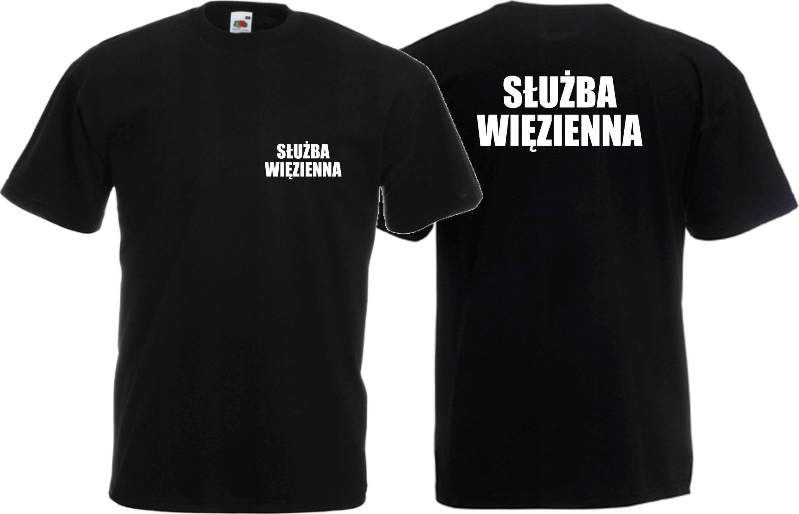 

Koszulka T-shirt z nadrukiem Służba Więzienna L