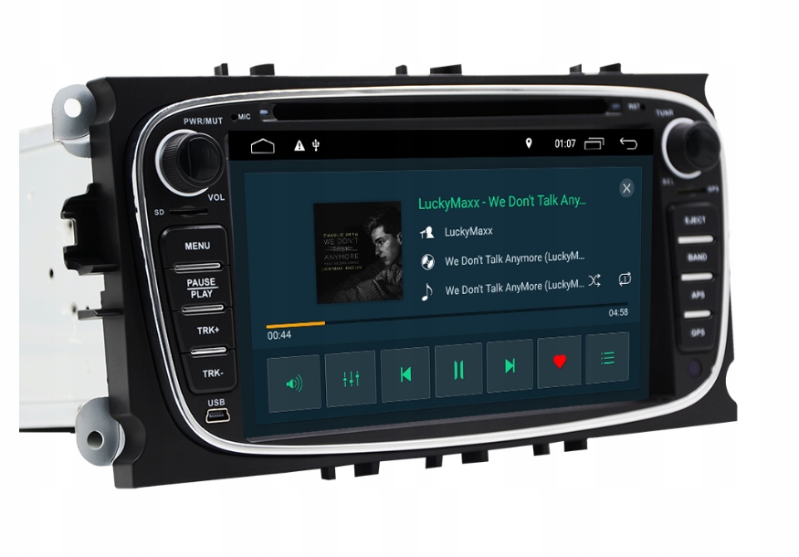 RADIO ANDROID FORD MONDEO FOCUS GALAXY S-MAX GPS ! Rodzaje odtwarzanych nośników USB płyta CD płyta DVD karta microSD