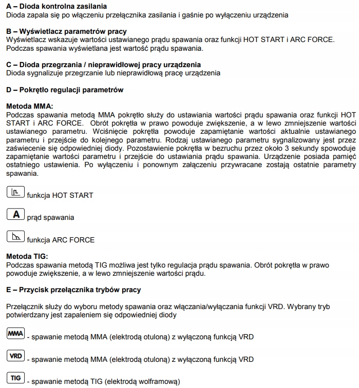 Spawarka elektrodowa Sherman DIGIARC 200 DIGI ARC Marka Sherman