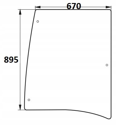 szyba boczna prawa MTZ/Belarus 2022 2522 2822 3022