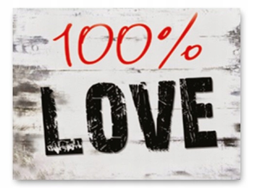 

Naklejki na buty "100% love" ślub