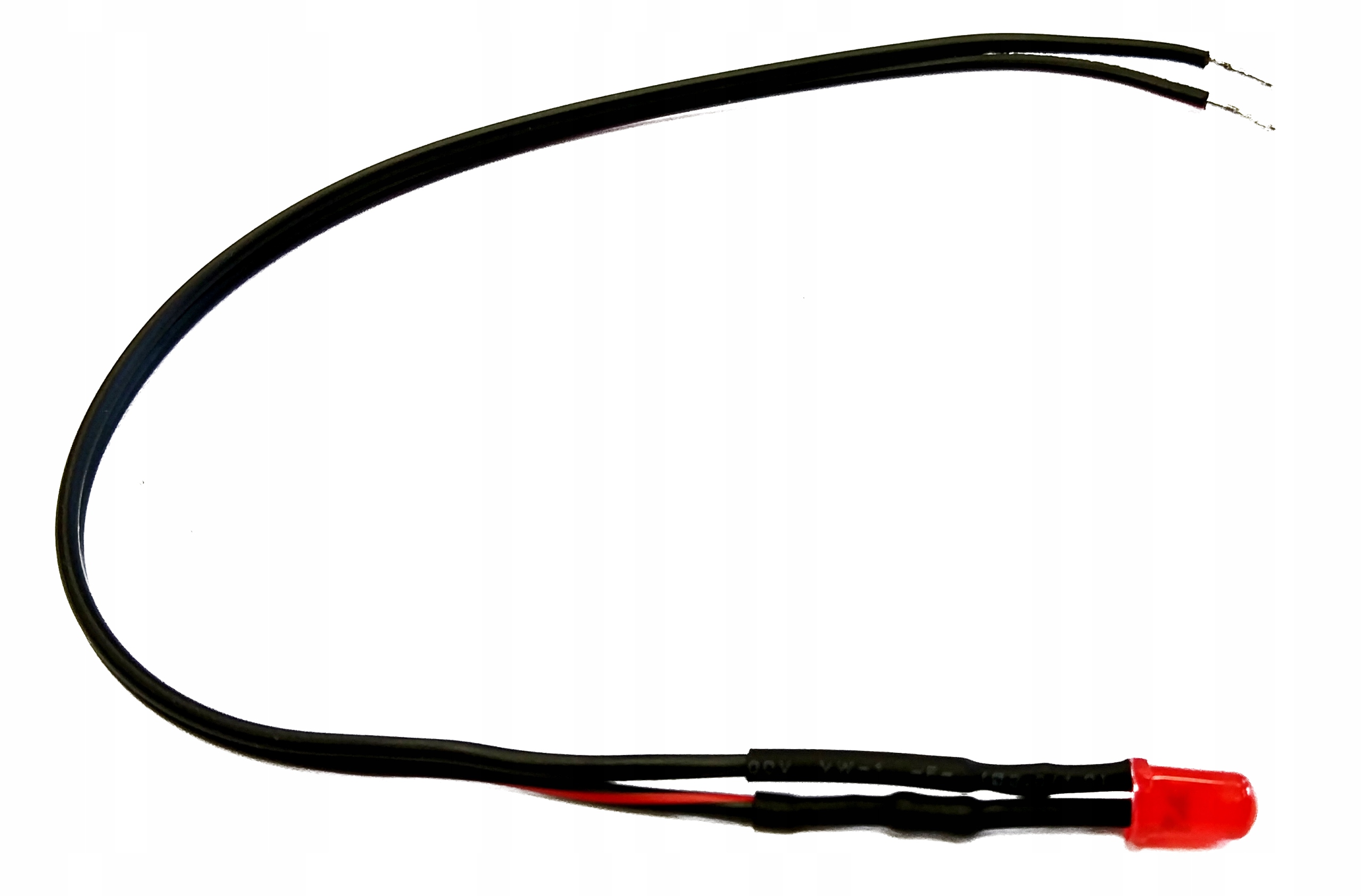 

Dioda z kablem 20cm Led 5mm 12V DC czerwona