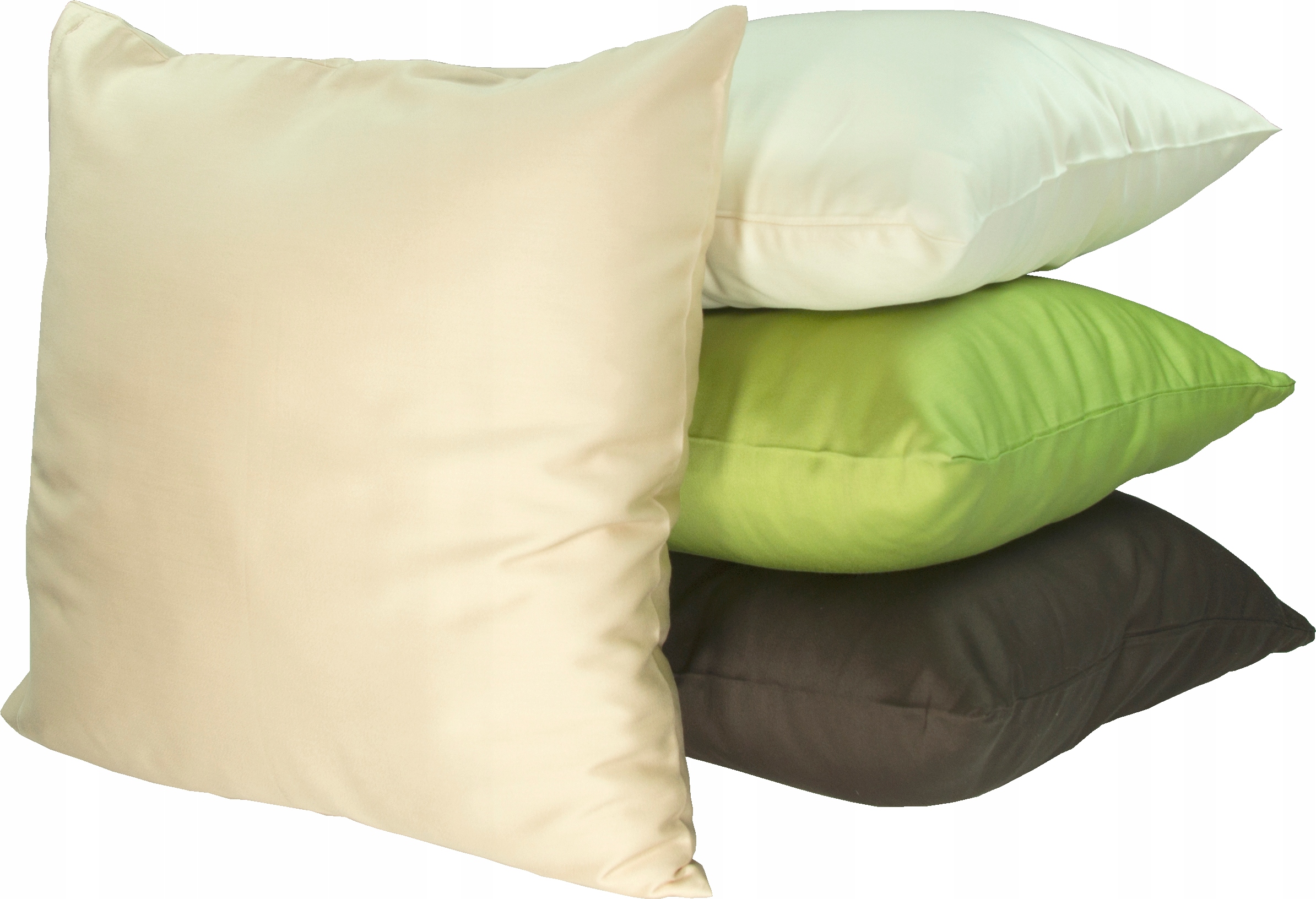 BIAŁA Poszewka na jaśka poduszkę 40x40 satynowa Szerokość produktu 40 cm