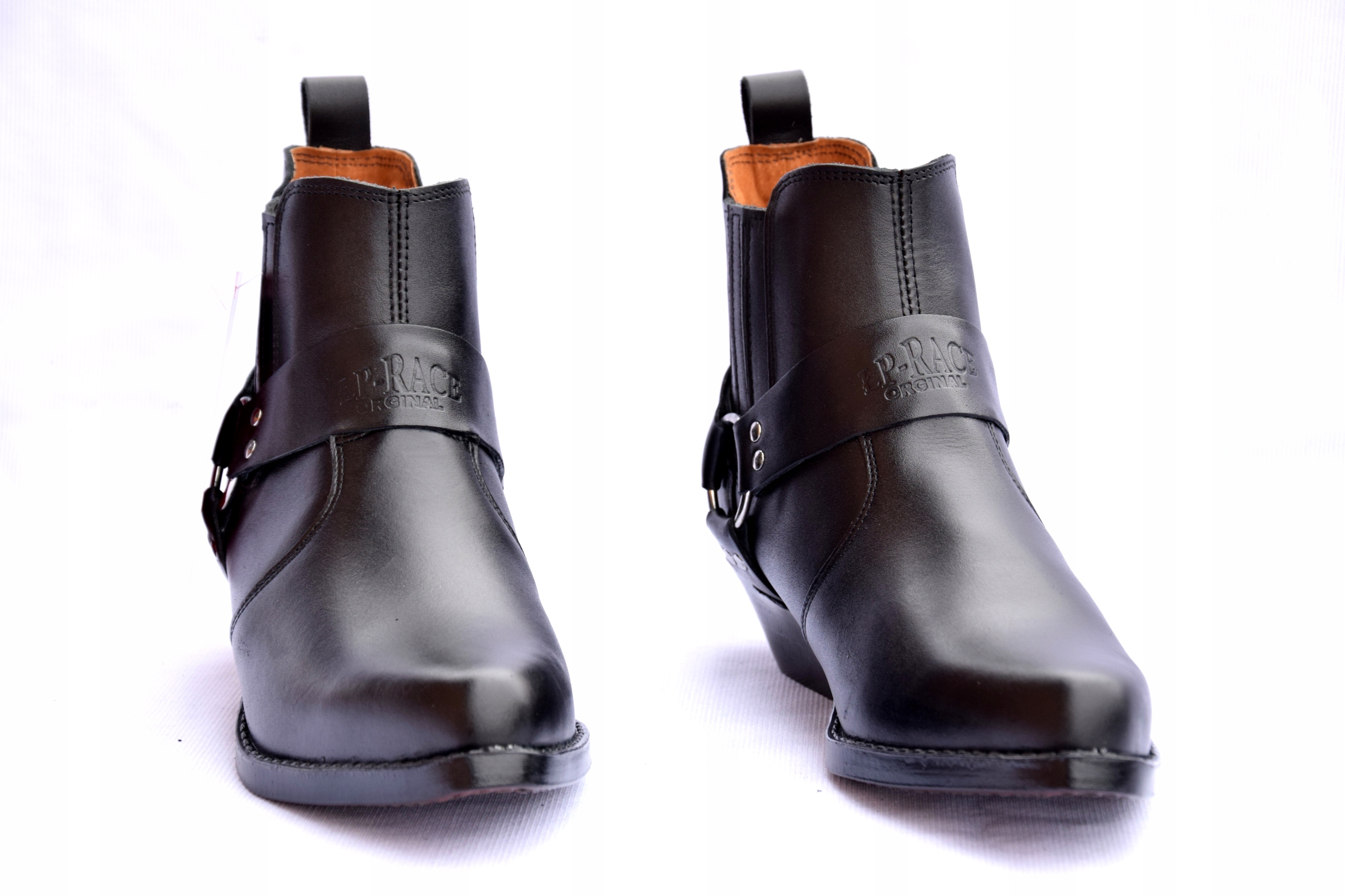 KOWBOJKI NA CHOPPER HARLEY RACE BOOTS HONDA KG1 Materiał wkładki skóra naturalna