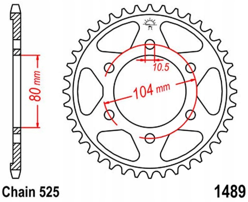 Zadní ozubené kolo Jtr Kawasaki ZX-10R 1000 K Nové