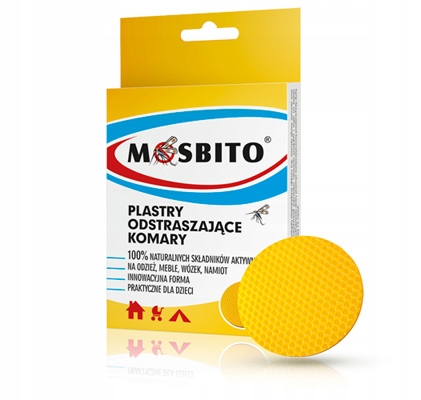 

Mosbito Plastry Odstraszające Komary * 12 Szt