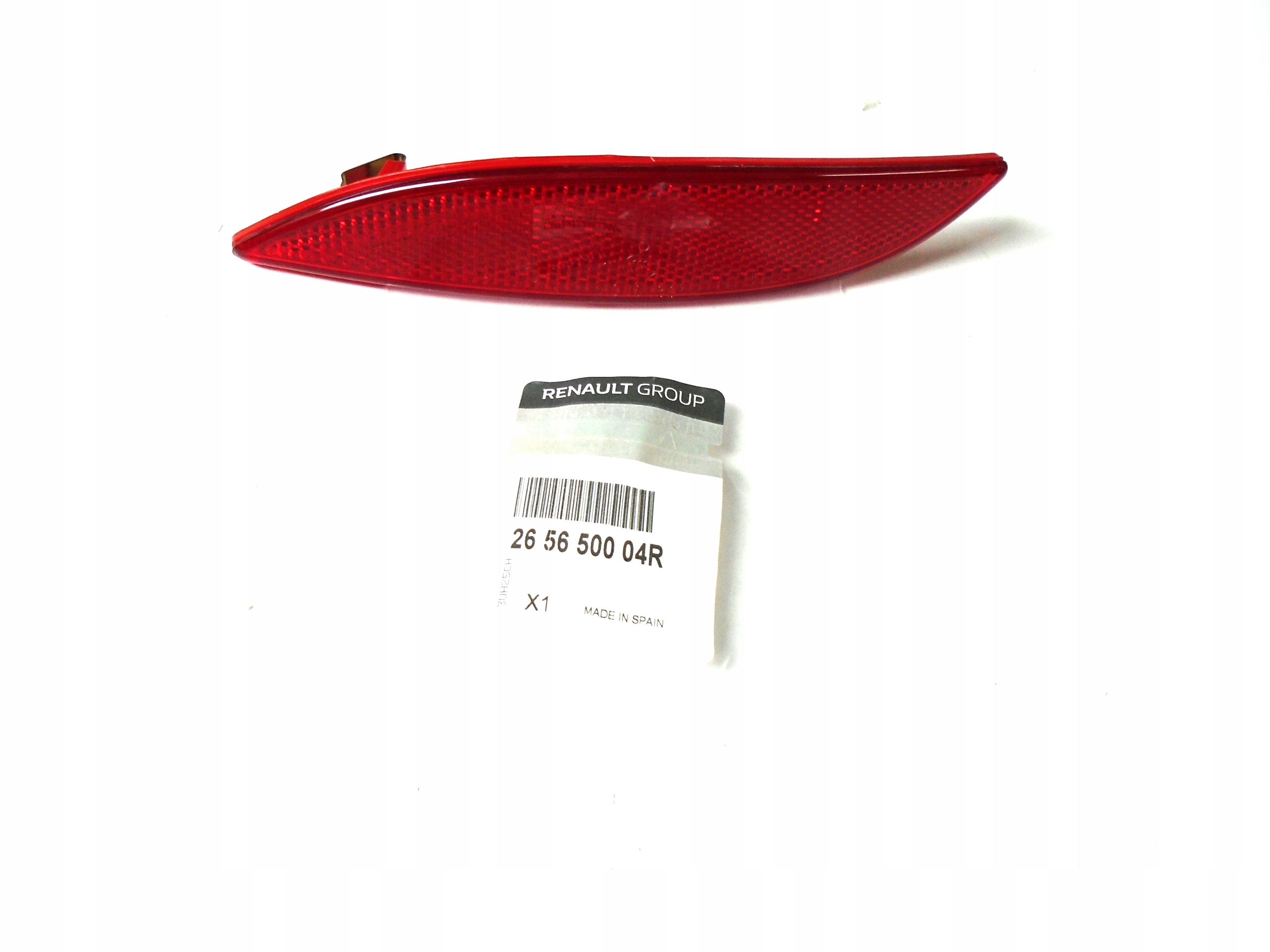 265650004R - Відбивач бампера лівий Megane III Fluence оригінал