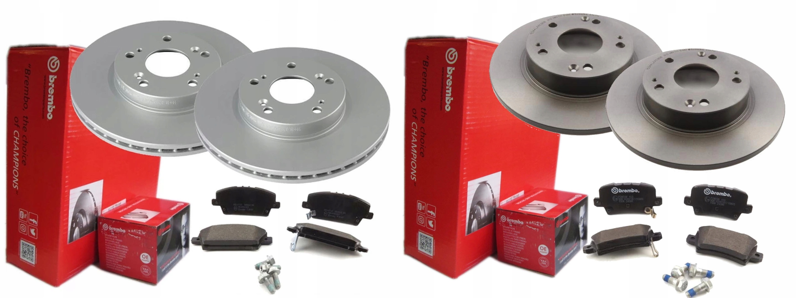 ДИСКИ КОЛОДКИ BREMBO ПЕРЕДНЯ ЗАДНЯ HONDA CIVIC VIII