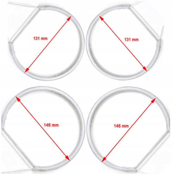 BMW RINGI 2+2 CCFL ANGEL EYES BMW E36 E46 E38 E39 Producent części Inny