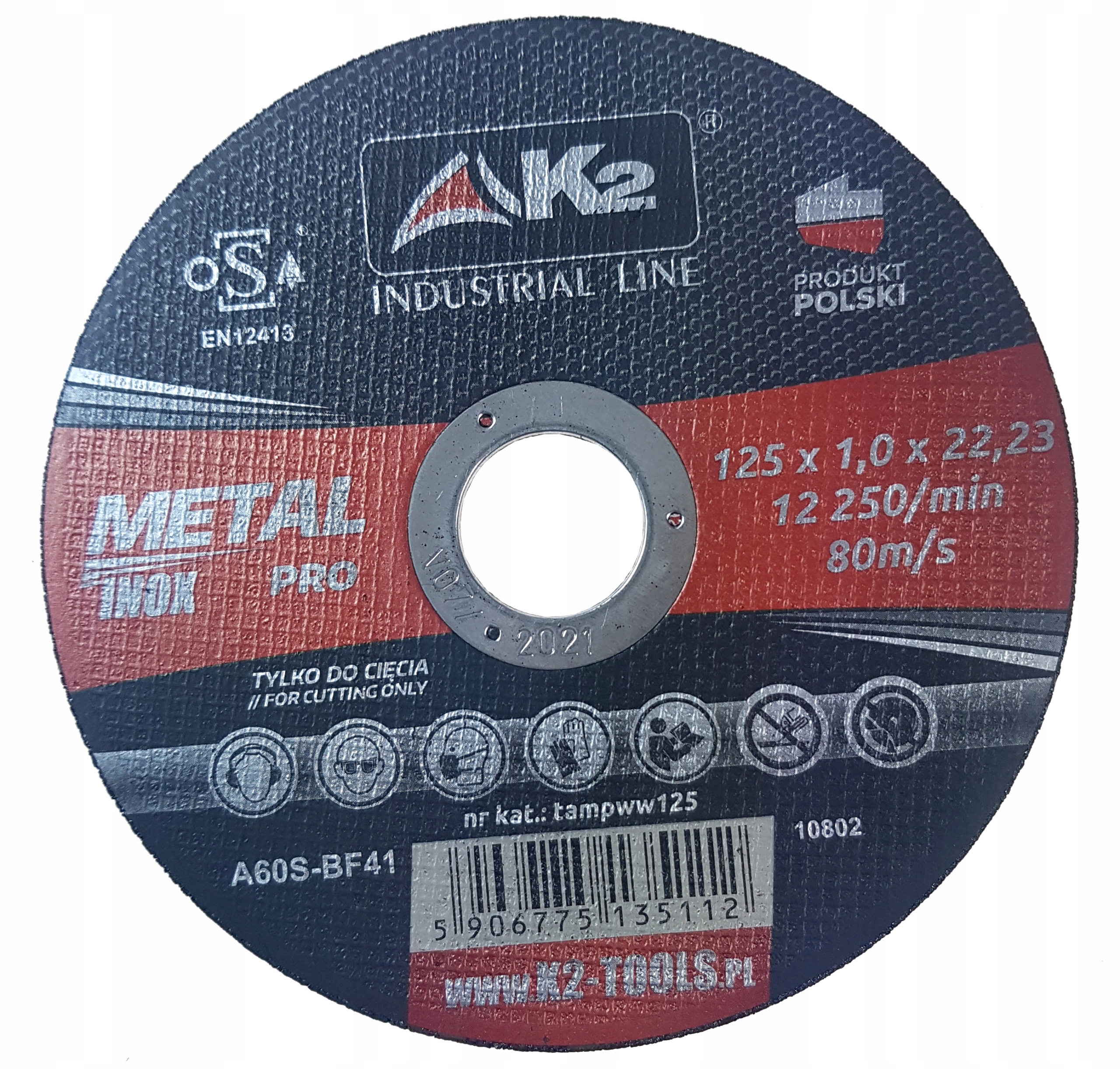 

Tarcza tarcze do cięcia metalu K2 125 x 1,0 x22,23