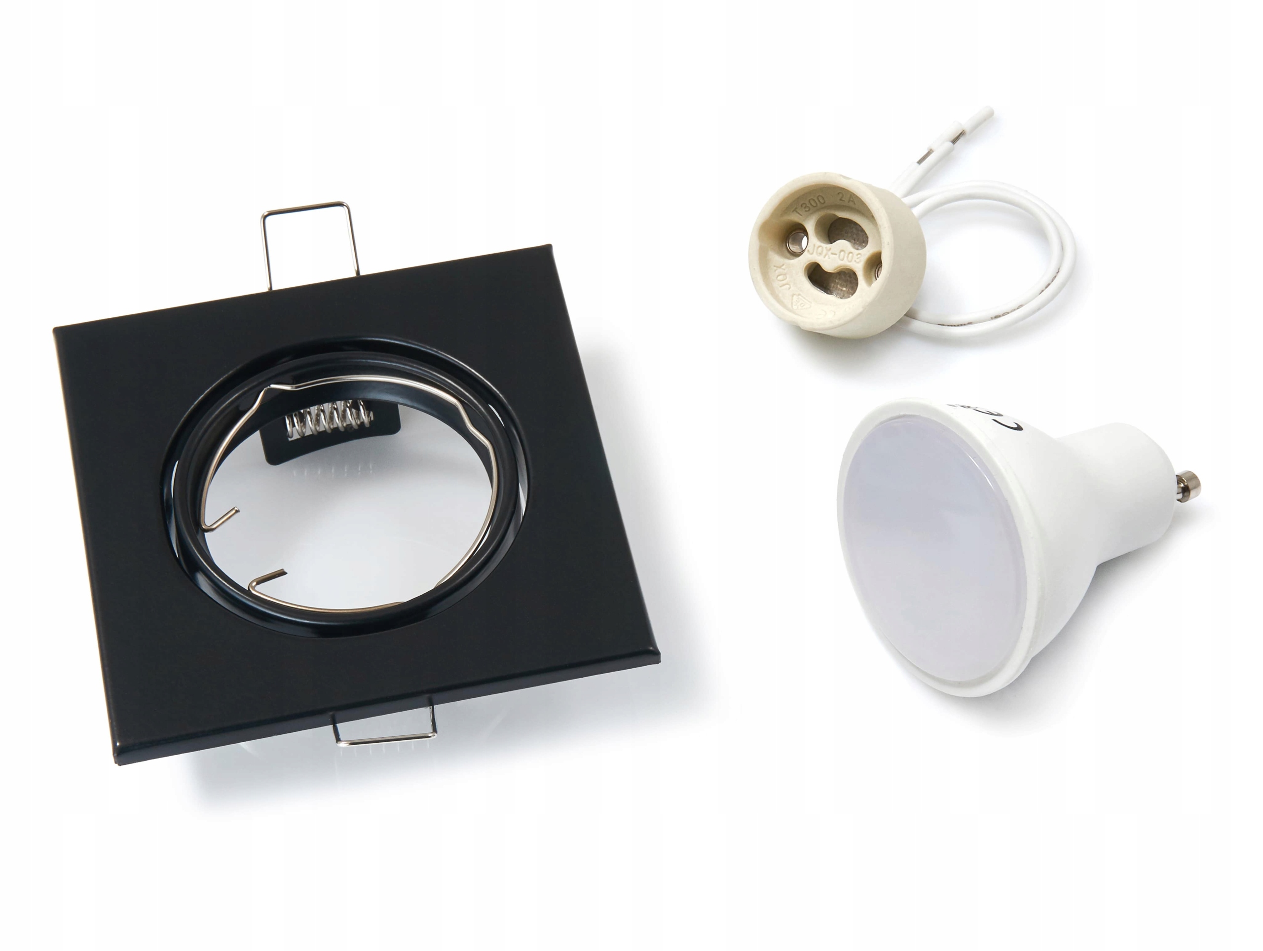 

Zestaw Oprawa Halogenowa Czarna Led 10W GU10
