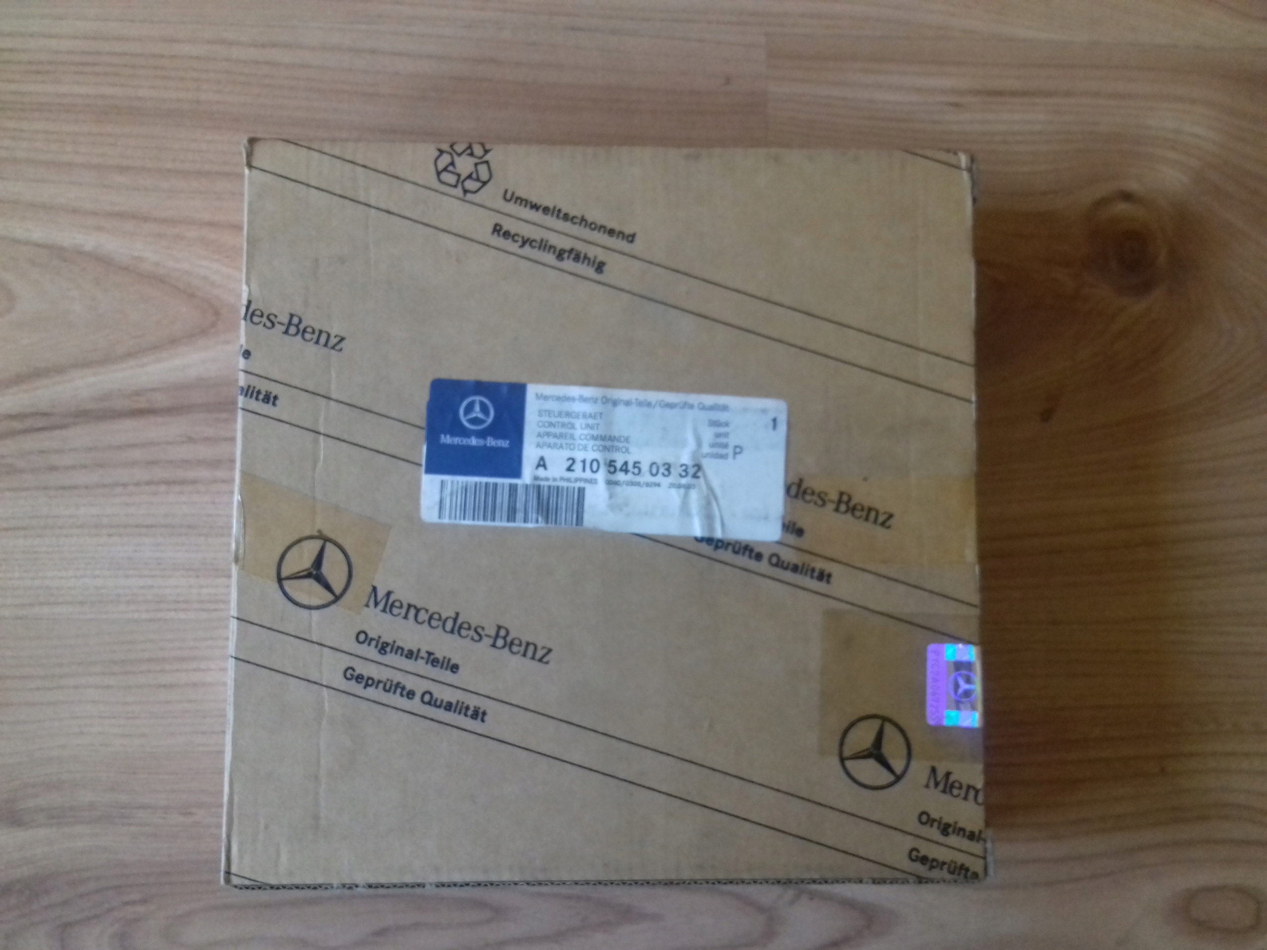 Moduł sterownik wentylatora Mercedes W210 Numer katalogowy części A2105450332