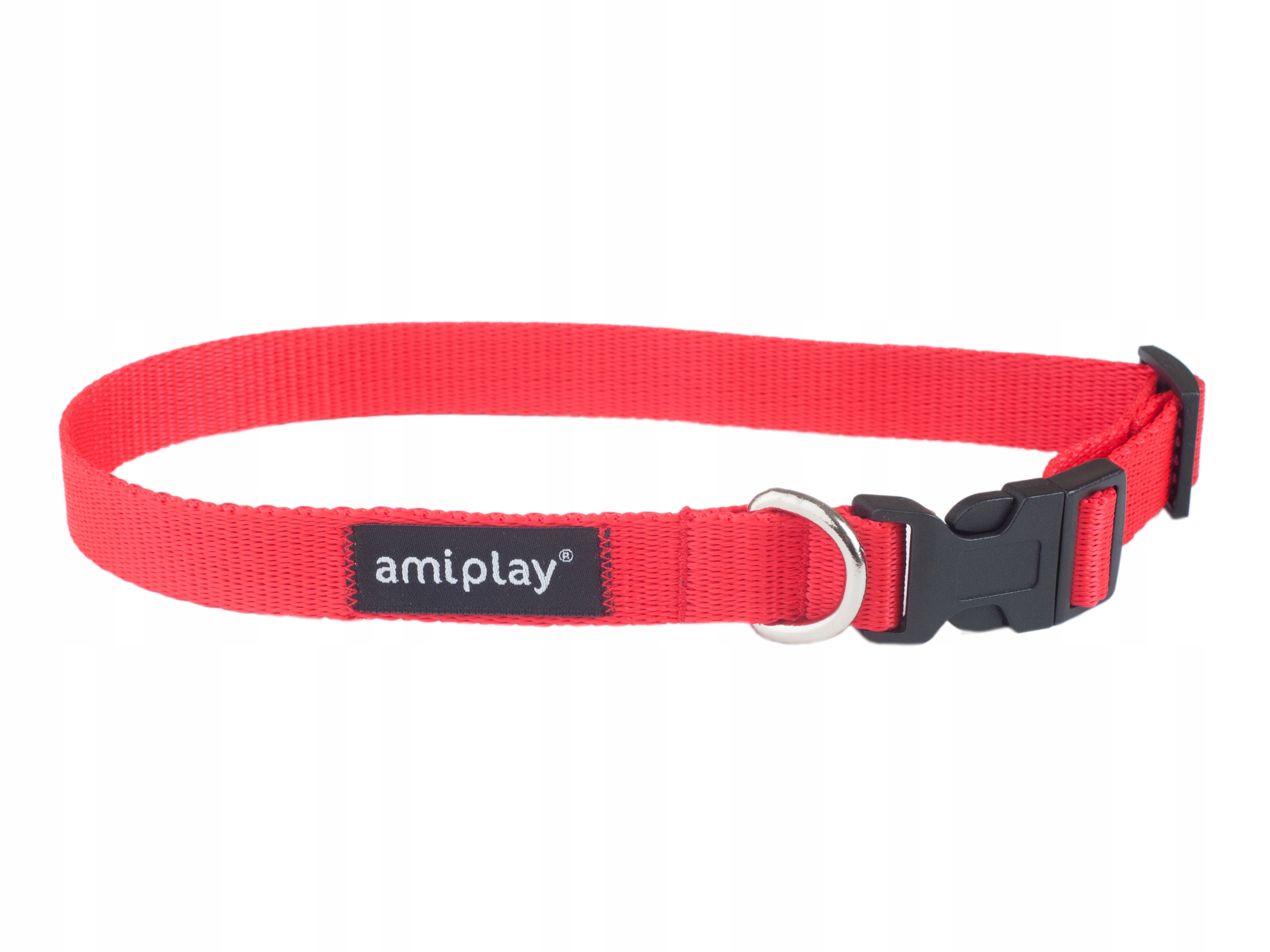 

amiplay Obroża regulowana Basic L Czerwona