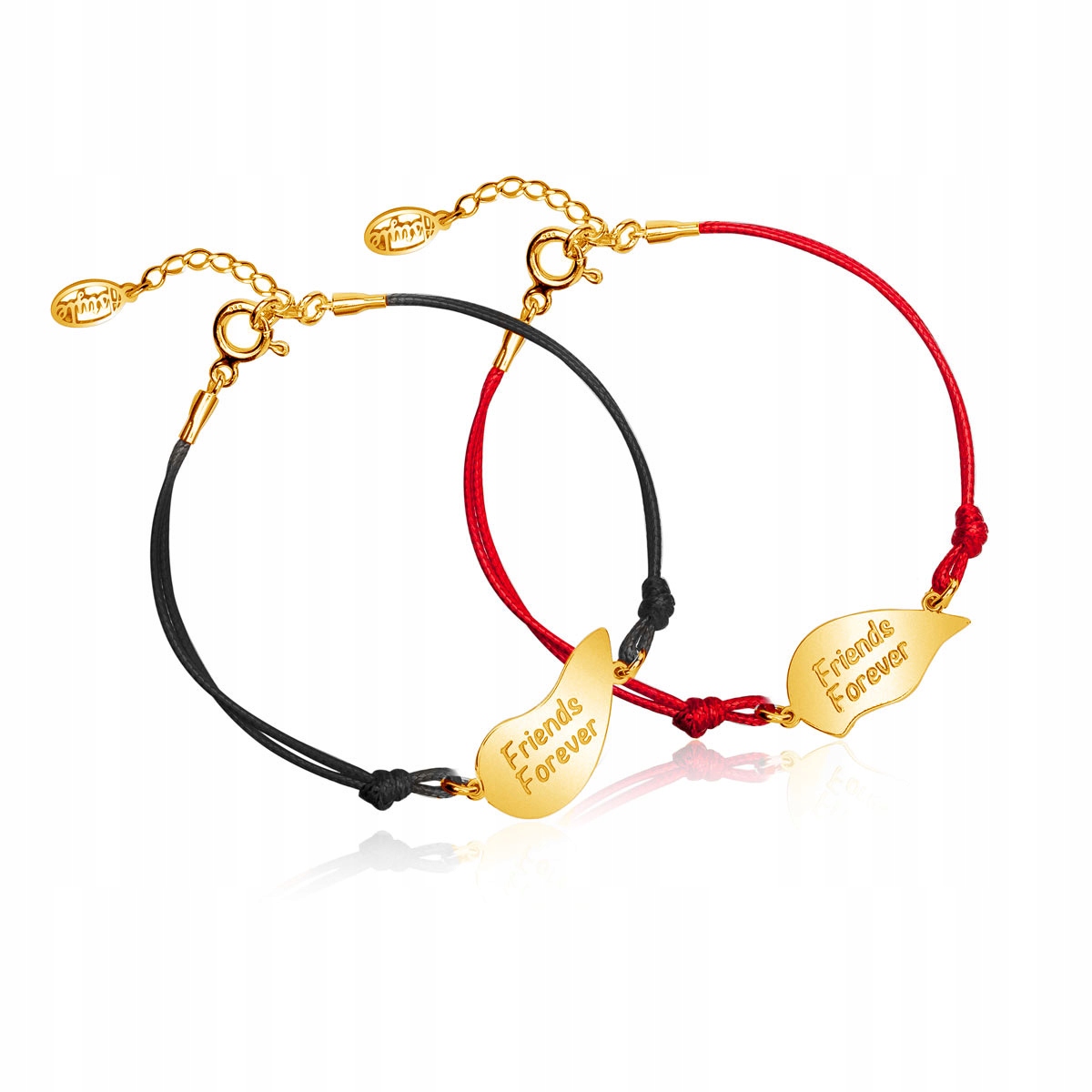 

Bransoletki przyjaźni srebrne pozłacane