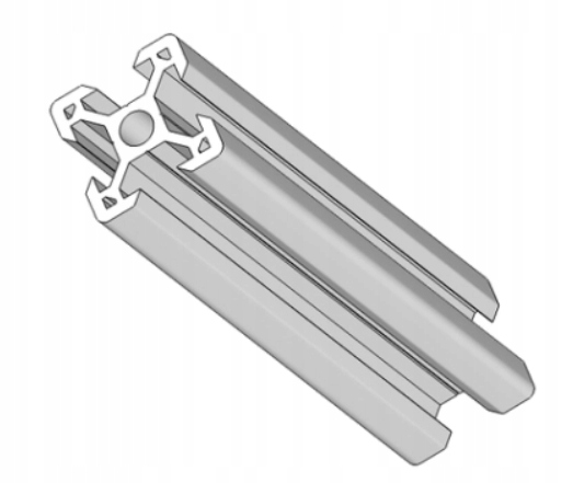 PROFIL ALUMINIOWY KONSTRUKCYJNY 20x20x600 V-SLOT Kod producenta 2020-CZ-600