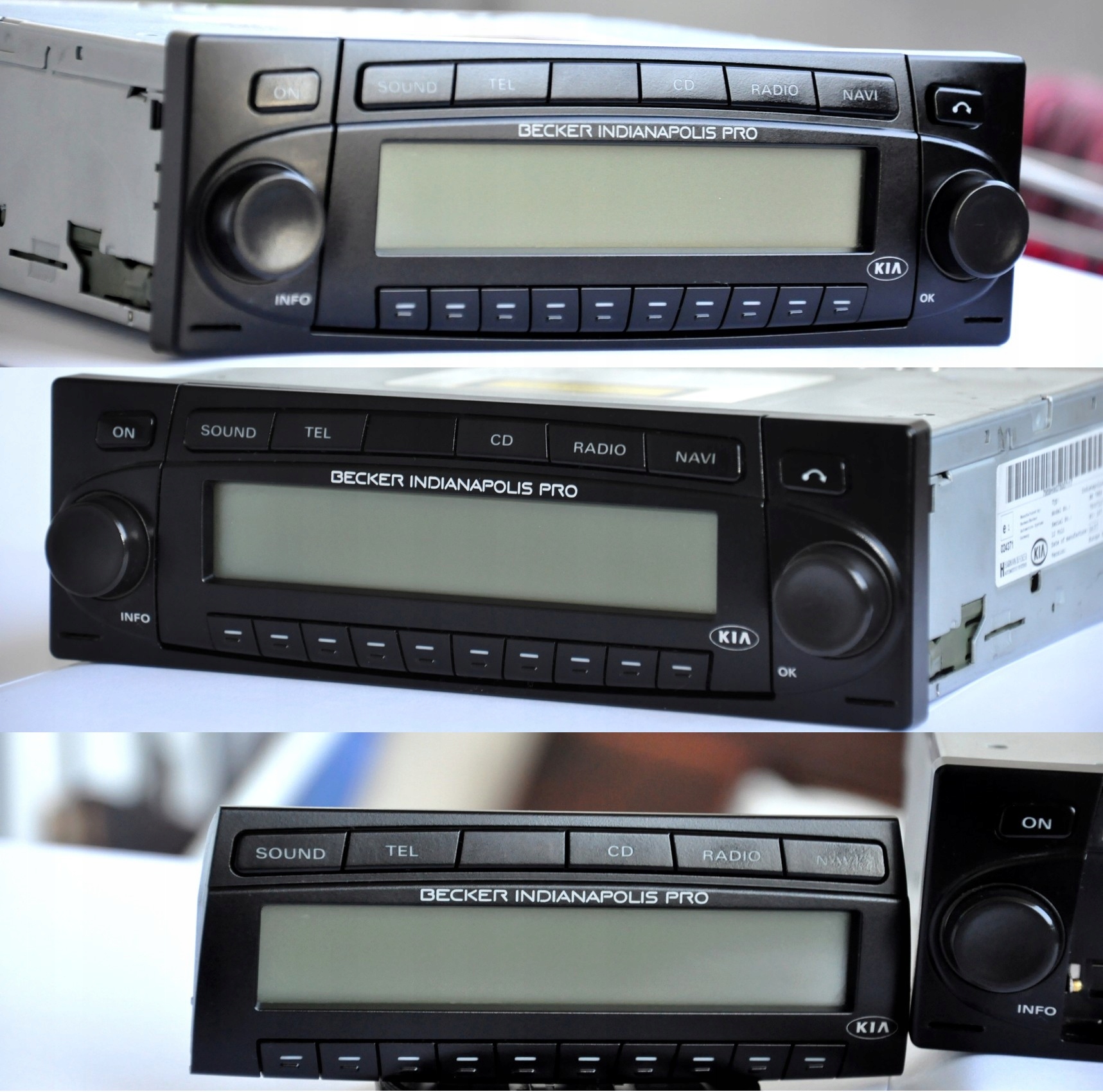 RADIO SAMOCHODOWE BECKER INDIANAPOLIS PRO FM MP3 Model BECKER INDIANAPOLIS PRO BE7959 CD