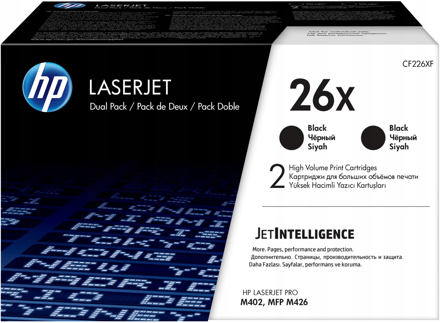 Hp 26X čierny toner (CF226XD) originál