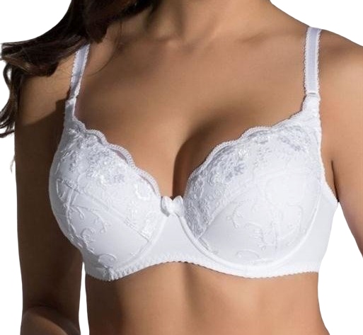 Vyztužená Podprsenka Biggi Noas Bílá 75H