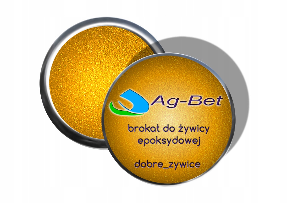 

Brokat do żywicy epoksydowej Złoty, żywica epo