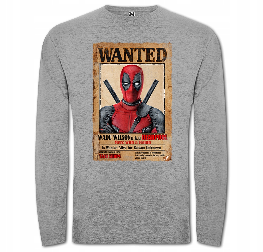 

Long Deadpool Pool Wanted Komedia Wade Wilson M