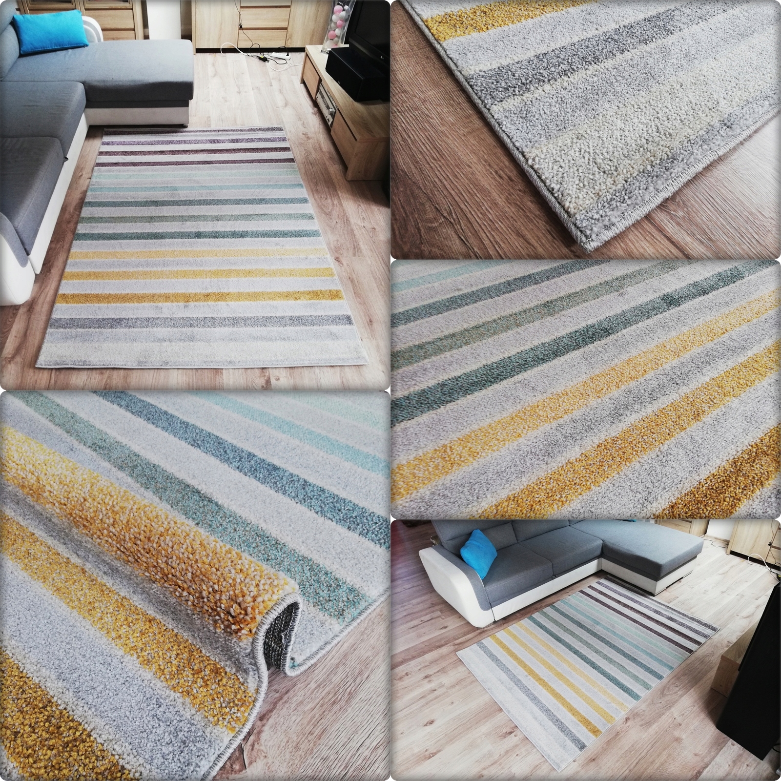 

Dywan 160x220 mix wzorów Mięciutki modny