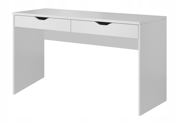 

Nowoczesne małe biurko białe 138 cm dostawa