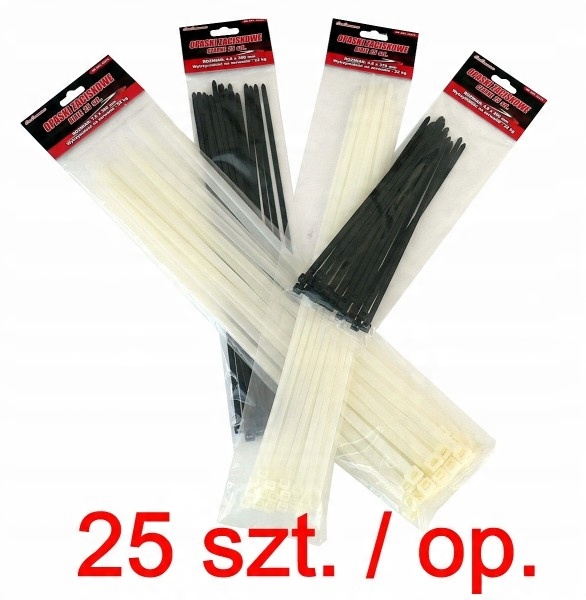 

Opaski Białe – 300/4,5 -opak. 25 SZT.42274