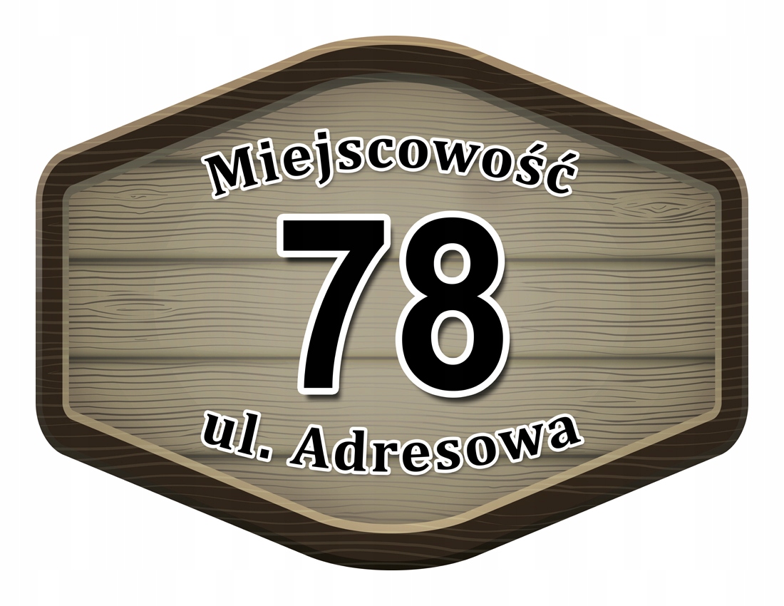 

Tabliczka Adresowa Adres Numer Na Dom znak ulica
