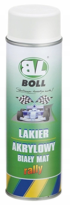 

Boll Lakier rally akrylowy biały mat 500ml spray