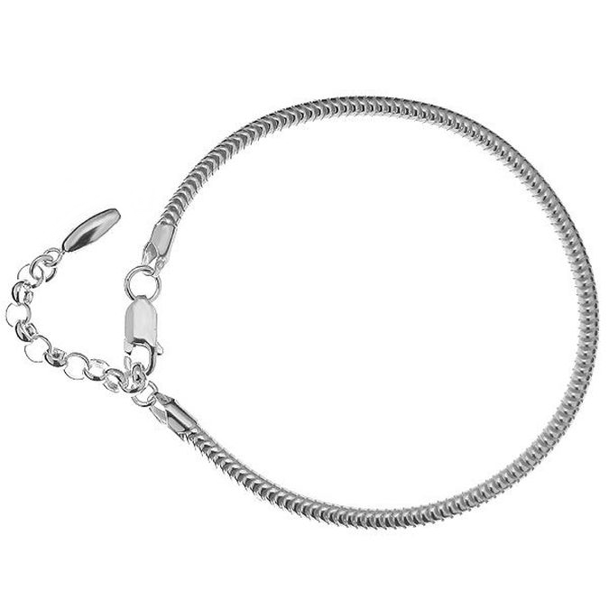 

Srebrna pr.925 Bransoletka Baza Do Charms Modułowe