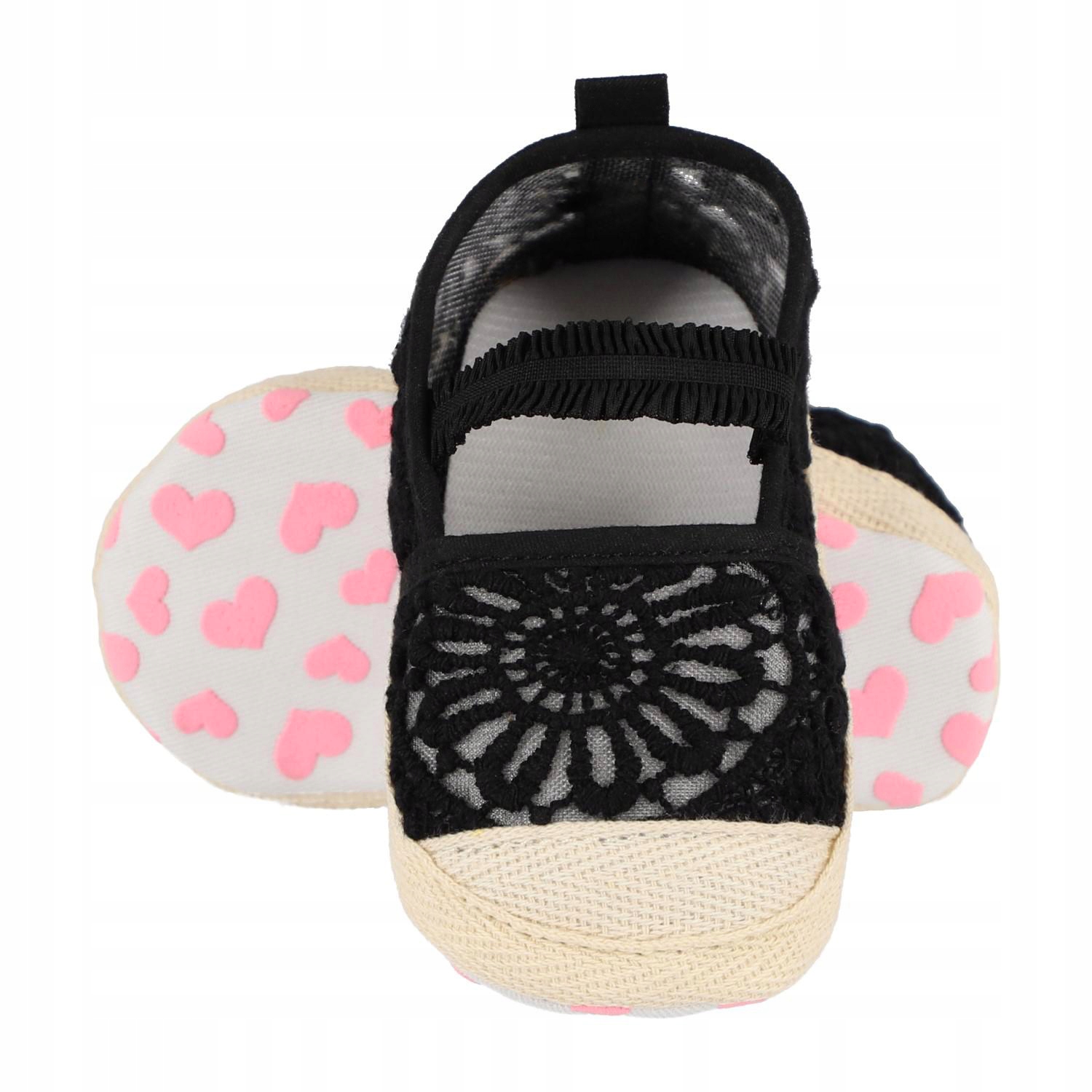 Niemowlęce buciki niechodki balerinki 12-18m Długość wkładki wew. 12.5 cm