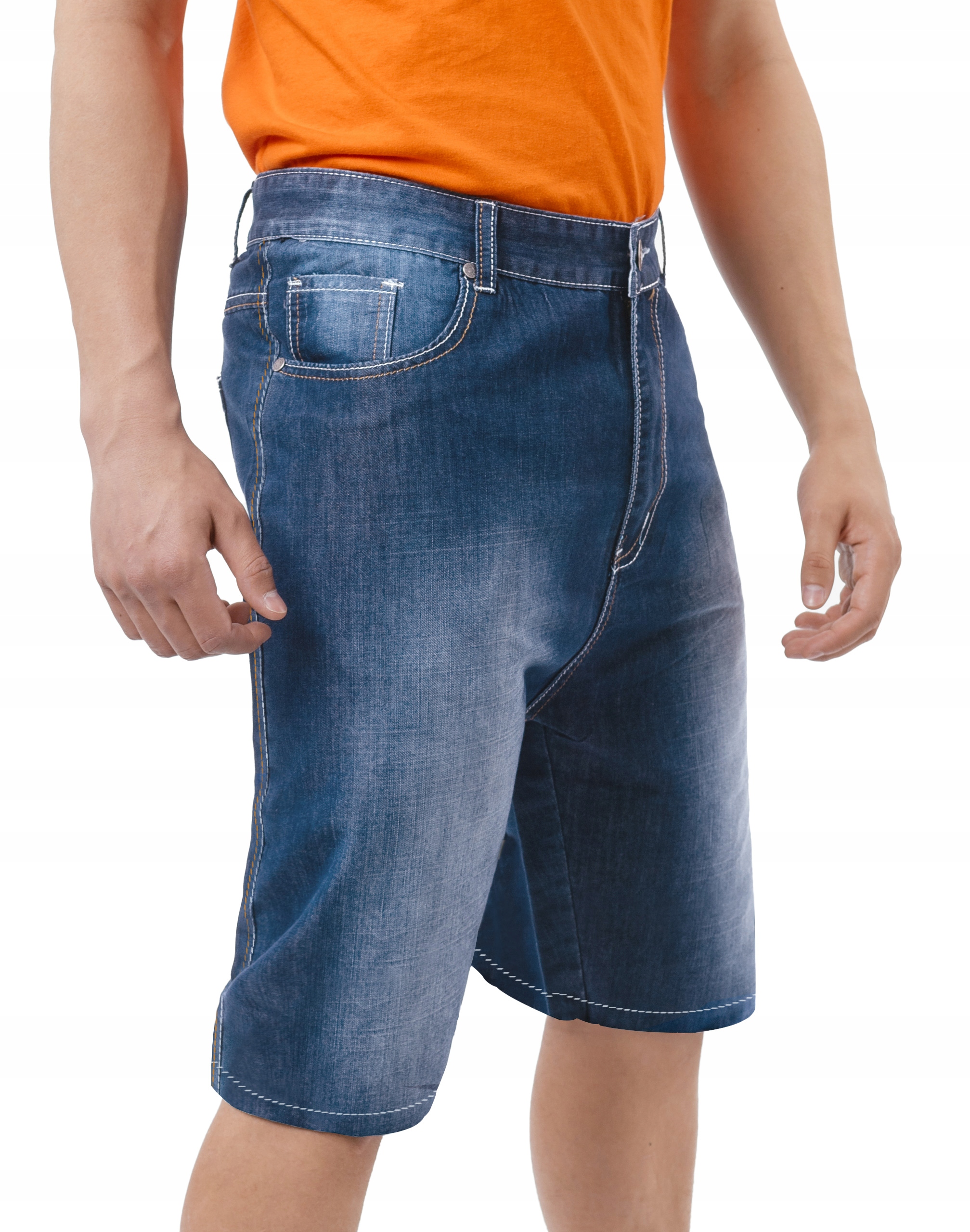 

Krótkie Spodenki Szorty Męskie Jeans 19001 r 96 cm
