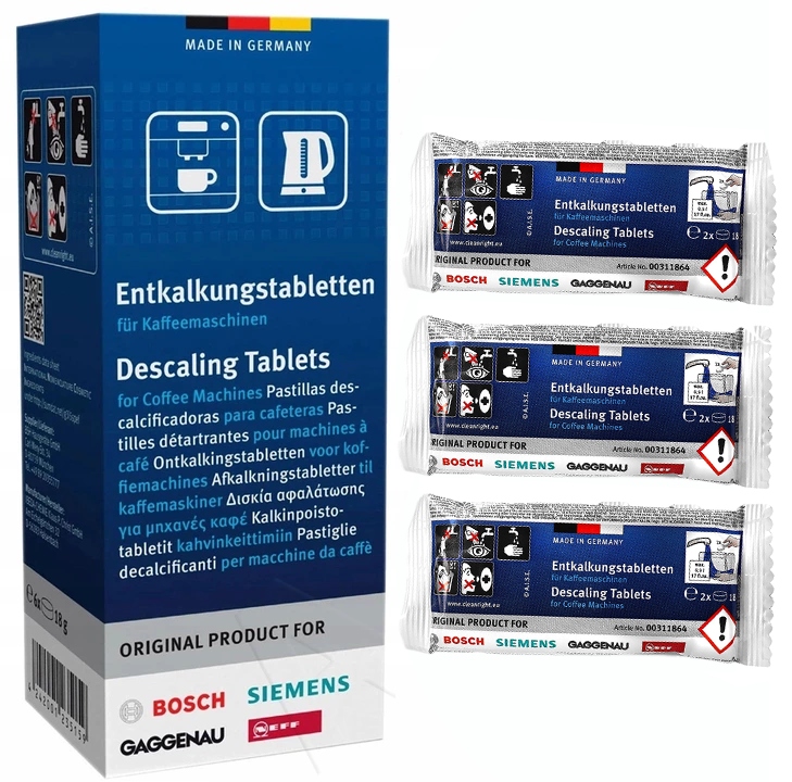 

Tabletki odkamieniające Bosch Siemens 00311864