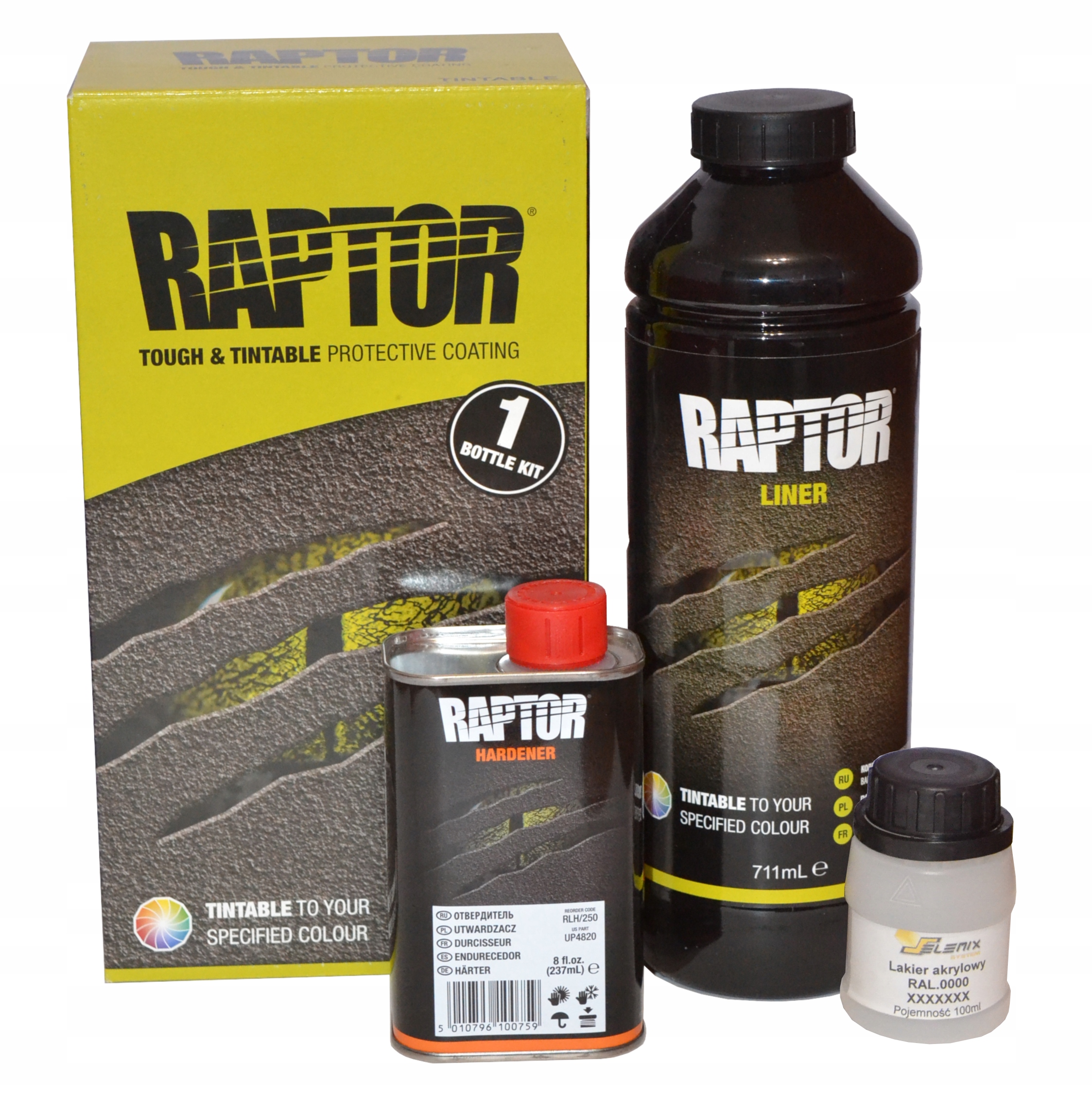 

U-pol Raptor środek ochrony do barwienia+100ml Ral