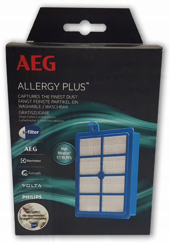 

Filtr Allergy Plus Electrolux Odkurzacza EUS8ALRGY