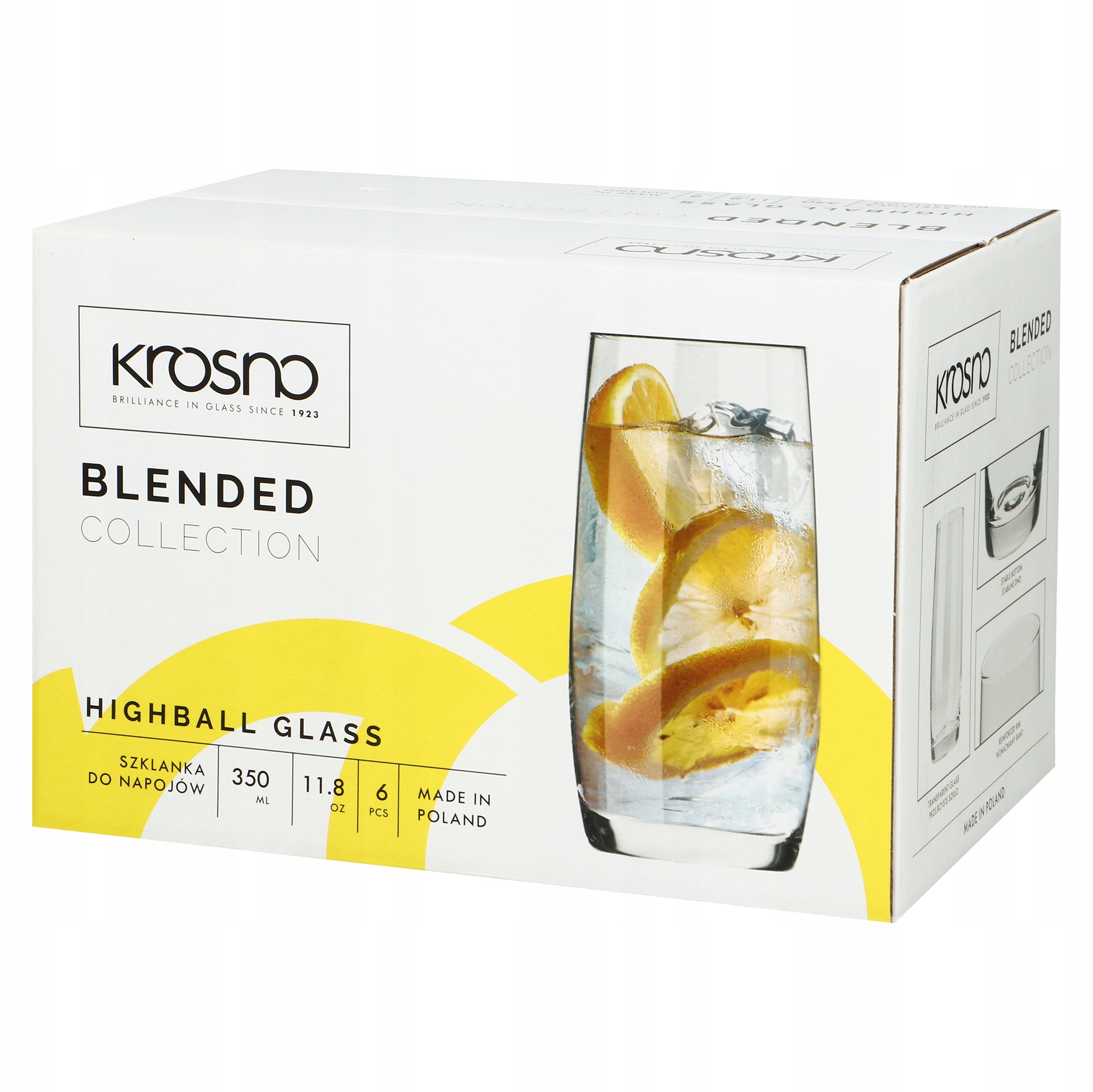 

Szklanki do whisky 350ml 6 szt. Blended | Krosno