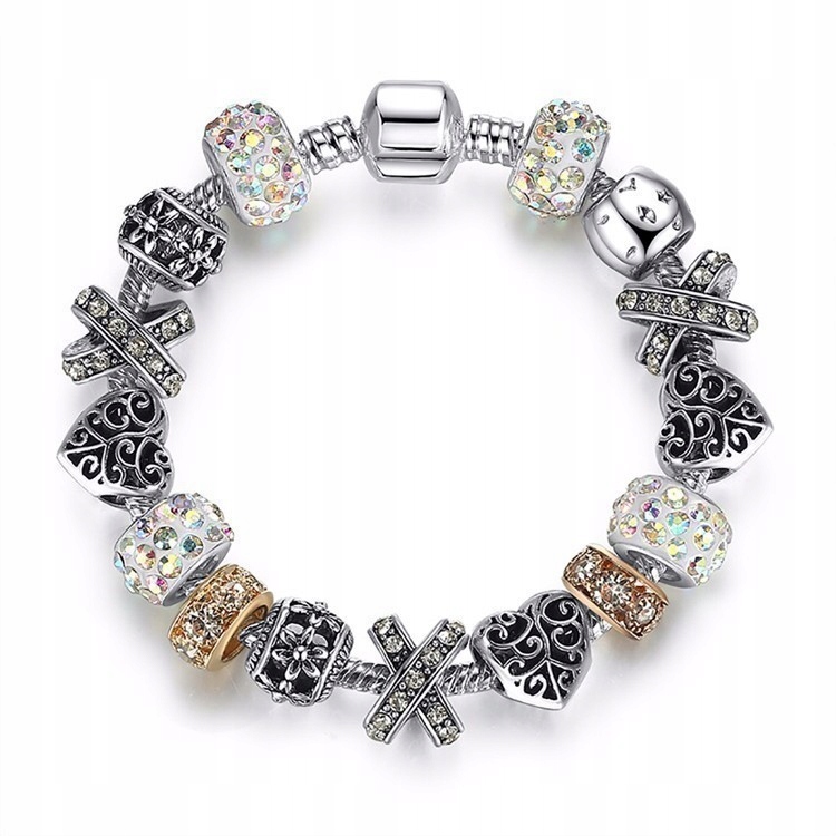 

Zestaw beads do bransoletka modułowa Pandora 15szt