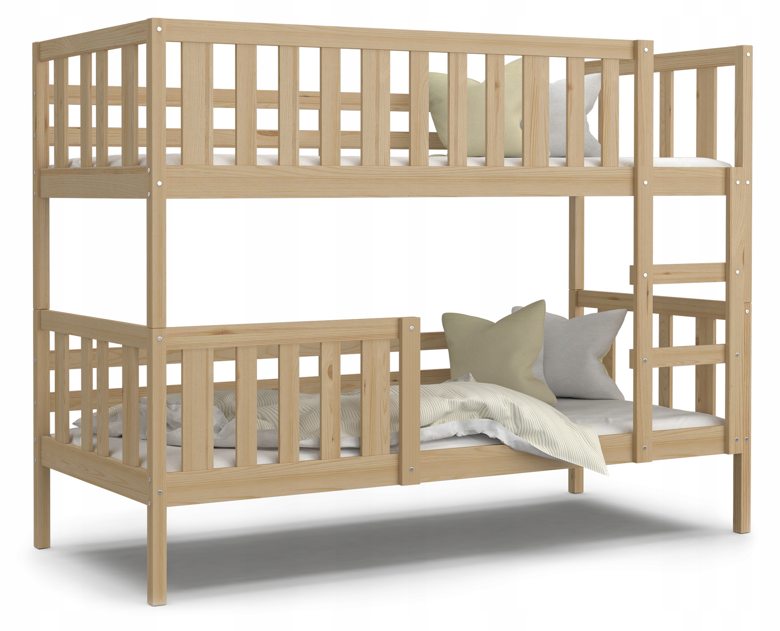 Двухъярусная кровать НЕМО сосна + матрасы