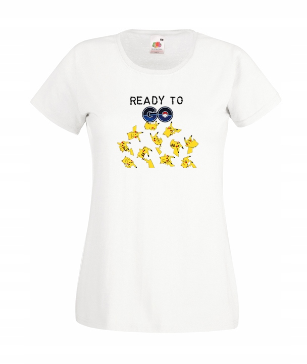

L Koszulka Damska Pokemony Pikachu Pika Wzory