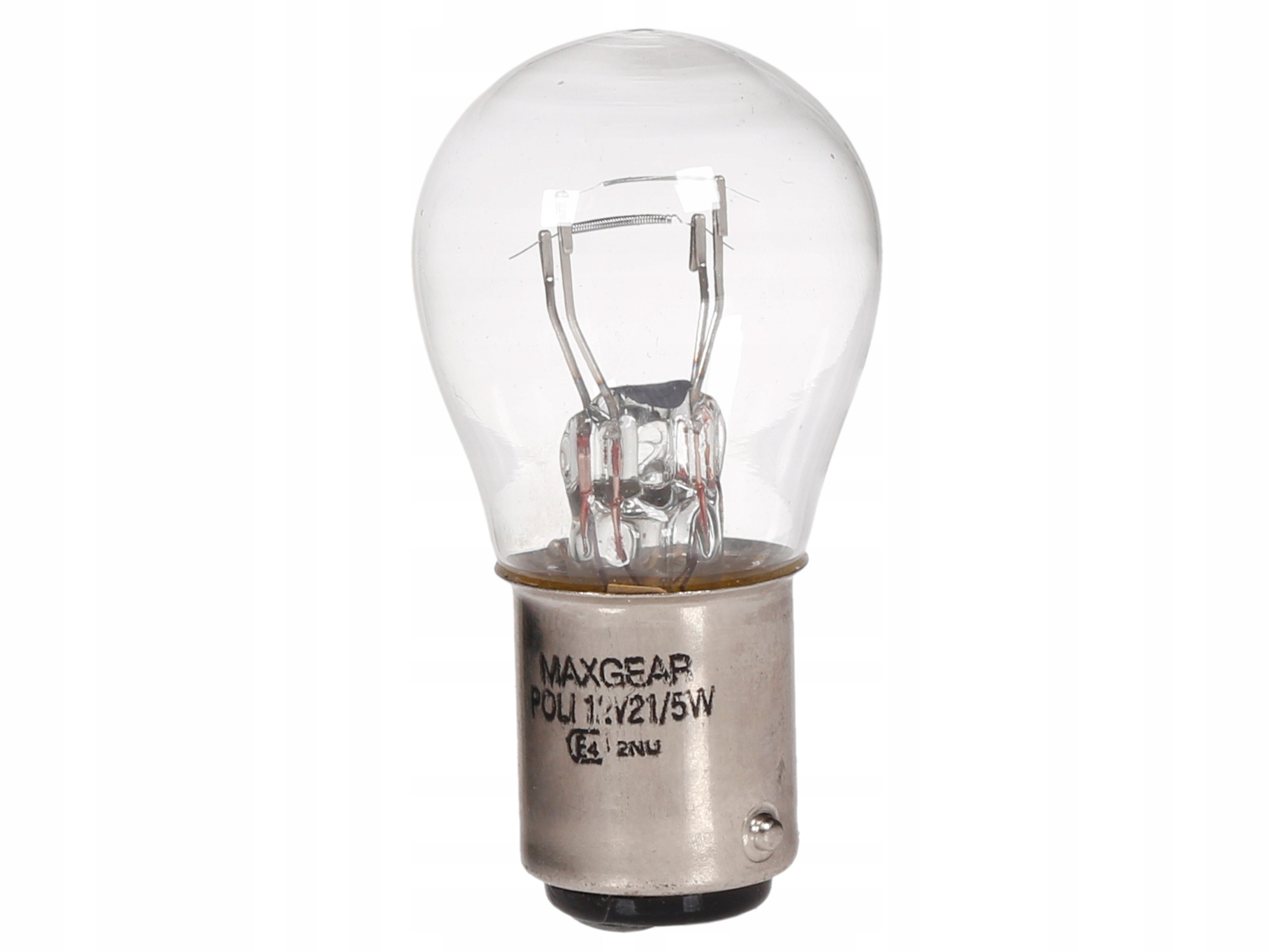Żarówka MAXGEAR P21/5W BAY15d 12V 21/5W STOP Typ P21/5W / BAY15d